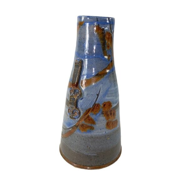 Vintage Claire Lerner Art Pottery Vase Signed 9”T 2”W - Picture 2 of 8